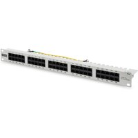 Digitus CAT 3 ISDN patch panel. unshielded. grey