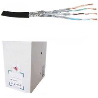 FDL CAT.6a S-FTP STRANDED PATCH CABLE LSZH (305M BOX) - BLACK