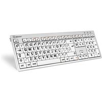 Logickeyboard LKB-LPRNTBW-CWMU-UK keyboard Office USB QWERTY UK Englis