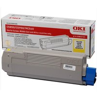 OKI 43865721 Toner yellow. 6K pages/5% for OKI C 5850