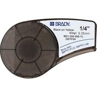 Brady 139745 Black. Yellow Self-adhesive printer label