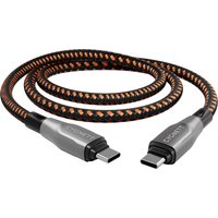 Cygnett CY4711PCTYC USB cable 1 m USB C Black. Orange