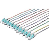 Digitus colored pigtails. LC OM3 50/125 ยต. Simplex