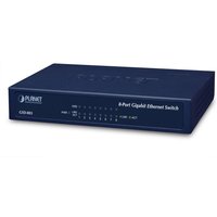 PLANET GSD-803 network switch Gigabit Ethernet (10/100/1000) Blue
