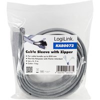LogiLink KAB0072 cable sleeve Grey 3 cm