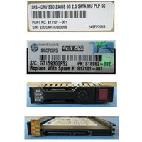 HPE ho-plug SSD 240G 2.5Inch SFF