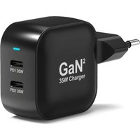 Port Designs 902035PEU mobile device charger Universal Black AC Fast c