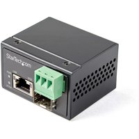 StarTech.com PoE+ Industrial Fiber to Ethernet Media Converter 30W - S