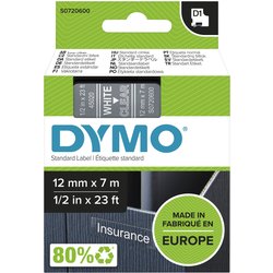 Dymo 45020/S0720600 Directlabel-Etikettes White On Transparent 12Mm X