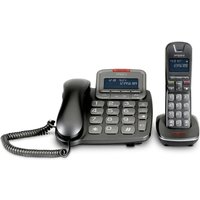 Emporia TH-21ABB Analog/DECT telephone Caller ID Black