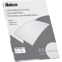Ibico Basics Medium A3 Laminating Pouches