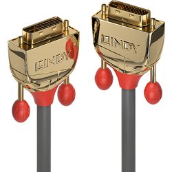 Lindy 10M DVI-D Dual Link Cable. Gold Line