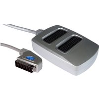 Cables Direct 2 Way SCART Splitter Box SCART cable 0.4 m SCART (21-pin