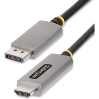 StarTech.com 6ft (2m) DisplayPort to HDMI Adapter Cable. 8K 60Hz. 4K 1