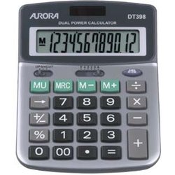 Aurora DT398 Calculator Desktop Financial Grey
