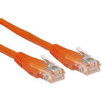Cables Direct 10m Cat5e networking cable Orange U/UTP (UTP)
