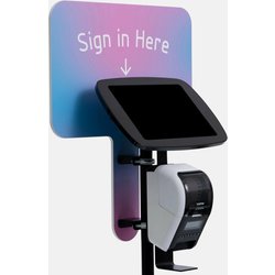 Bouncepad Floorstanding With Brother Printer Mount And Branding Board