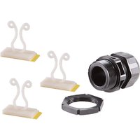 FDL CABLE MANAGER PACK - 3 x BUNNY CLIPS + 1 x M20 GLAND