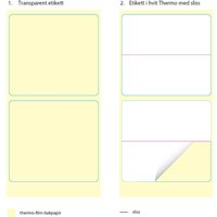 Capture CA-47011-AA-1 printer label White
