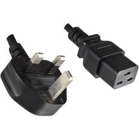 Microconnect PE090618 power cable Black 1.8 m Power plug type G C19 co
