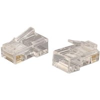 SPEEDY CAT.6 PLUG FOR STRANDED UTP CABLE-PASS THROUGH (100)