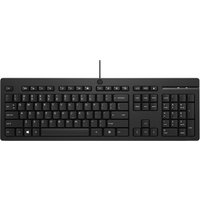 HP 125 G2 USB WD KBD Bulk keyboard Office Black