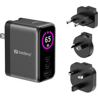 Sandberg Travel Charger PD65W Display