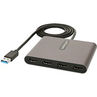StarTech.com USB 3.0 to Quad HDMI Adapter. USB to 4x HDMI Monitor Conv
