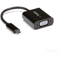 StarTech.com USB-C to VGA Adapter - Black - 1080p - Video Converter Fo