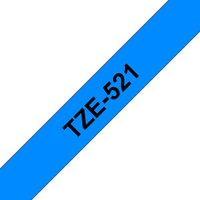 Brother TZE-521 DirectLabel black on blue Laminat 9mm x 8m for Brother