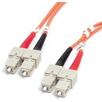 StarTech.com 1m (3.3ft) SC to SC OM1 Multimode Fiber Optic Cable. 62.5