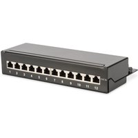 Digitus Desktop CAT 6A. class EA patch panel. shielded. black