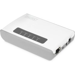 Digitus 2 Port Usb 2.0 Wireless Multi-Functional Network Server. 300 M
