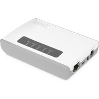 Digitus 2 Port USB 2.0 Wireless Multi-Functional Network Server. 300 M