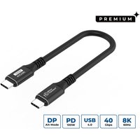 Microconnect USB4CC015 USB cable USB4 Gen 3x2 0.15 m USB C Black