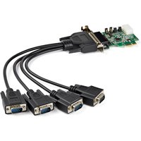 StarTech.com 4-port PCI Express RS232 Serial Adapter Card - PCIe RS232