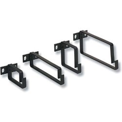 Cablenet 75Mm X 75Mm Cable Management Ring Black