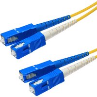 Cablenet 7m OS2 9/125 SC-SC Duplex Yellow LSOH 1.8mm Minizip Fibre Pat
