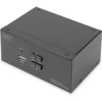 Digitus KVM Switch. 2-Port. Dual Display. 4K. DisplayPort®