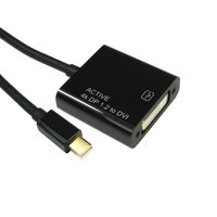 Cables Direct mini DP - DVI 15cm 0.15 m Mini DisplayPort DVI-D Black