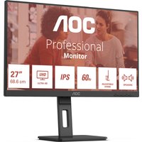 AOC E3 U27E3UF computer monitor 68.6 cm (27") 3840 x 2160 pixels 4K Ultra HD LED Black