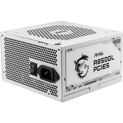 Msi Mag A850GL PCIE5 White Power Supply Unit 850 W 20+4 Pin Atx Atx Msi Mag A850GL PCIE5 White Power Supply Unit 850 W 20+4 Pin Atx Atx