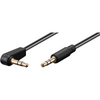 Microconnect AUDLL05A audio cable 0.5 m 3.5mm Black