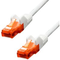 ProXtend CAT6 U/UTP CCA PVC Ethernet Cable White 7M