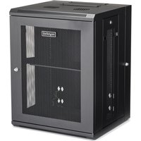 StarTech.com 4-Post 15U Wall Mount Network Cabinet with 1U Shelf. 19&q