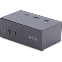 StarTech.com 2-Port Dual-Monitor DisplayPort KVM Switch. 4K 60Hz. 2x U