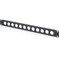 Digitus 1U rack panel for 12 x D-Type modules