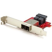 StarTech.com Mini-SAS Adapter - Dual SFF-8643 to SFF-8644 - with Full