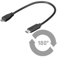 Microconnect USB3.1CAMB02 USB cable USB 2.0 0.2 m Micro-USB B USB C Bl