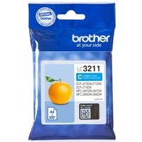 Brother LC-3211C Ink cartridge cyan. 200 pages ISO/IEC 19752 for Broth